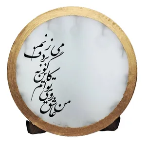 ماکت دکوری مدل ساز دف مینیاتوری طرح شعر کد m25148