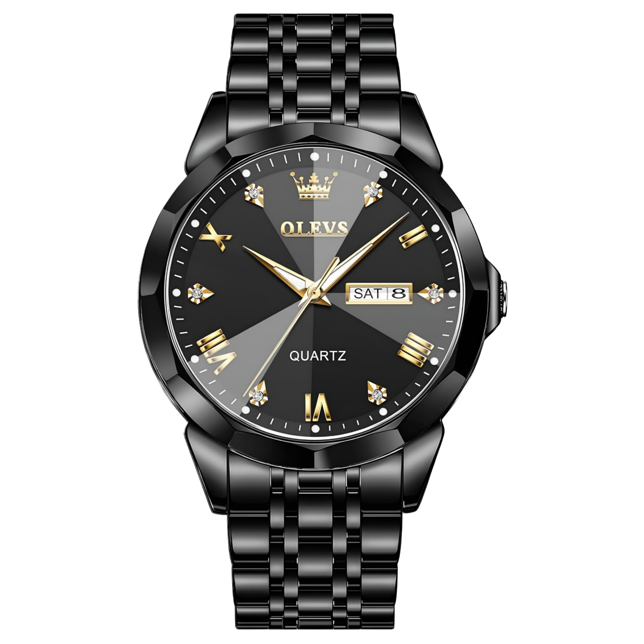 ساعت مچی عقربه-ای کوارتز مردانه اُ لِوز مدل کلاسیک دی دیت بند استیل طرح بافت کد ۱.۱