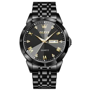 ساعت مچی عقربه‌ای کوارتز مردانه اُ لِوز مدل کلاسیک دی دیت بند استیل طرح بافت کد ۱.۱ 