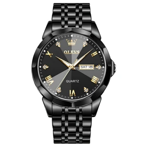 ساعت مچی عقربه-ای کوارتز مردانه اُ لِوز مدل کلاسیک دی دیت بند استیل طرح بافت کد ۱.۱