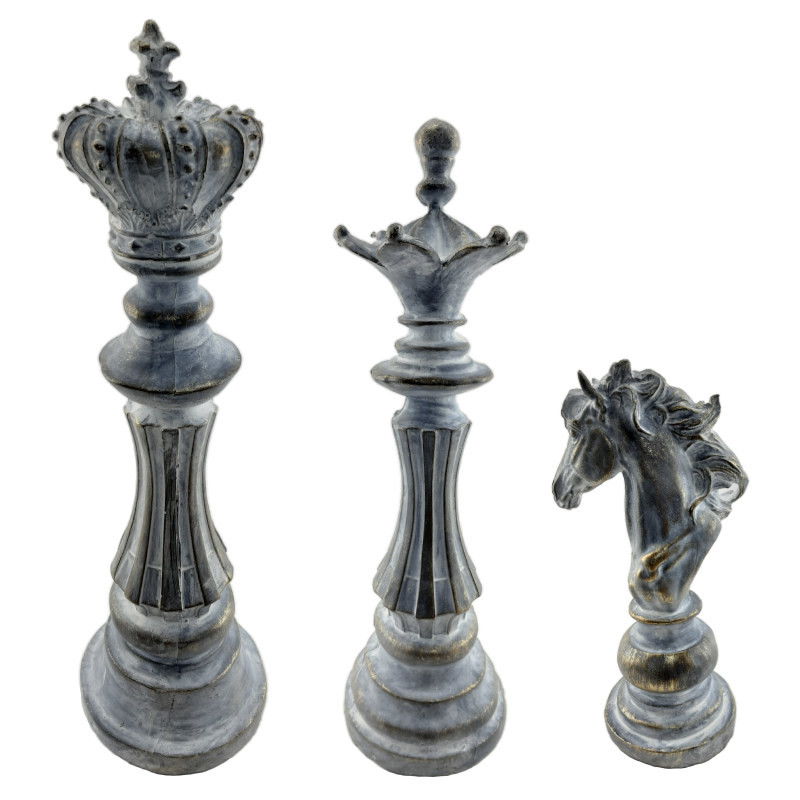 مجسمه کولاک مدل مجسمه مدل شطرنج مجموعه 3 عددی