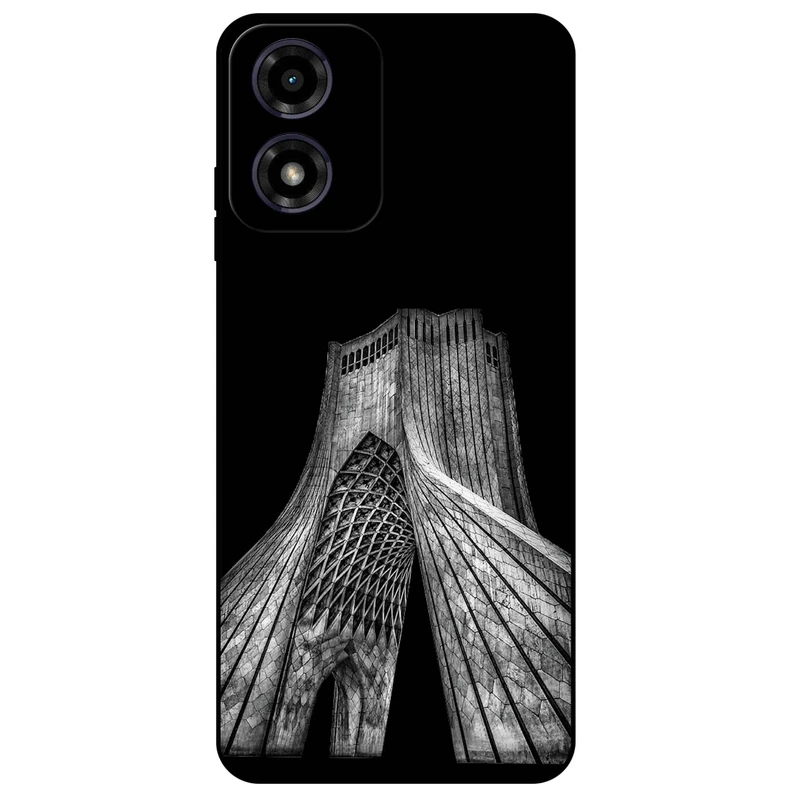 کاور مگافون طرح برج آزادی مدل 8263 مناسب برای گوشی موبایل موتورولا Moto G04 4G