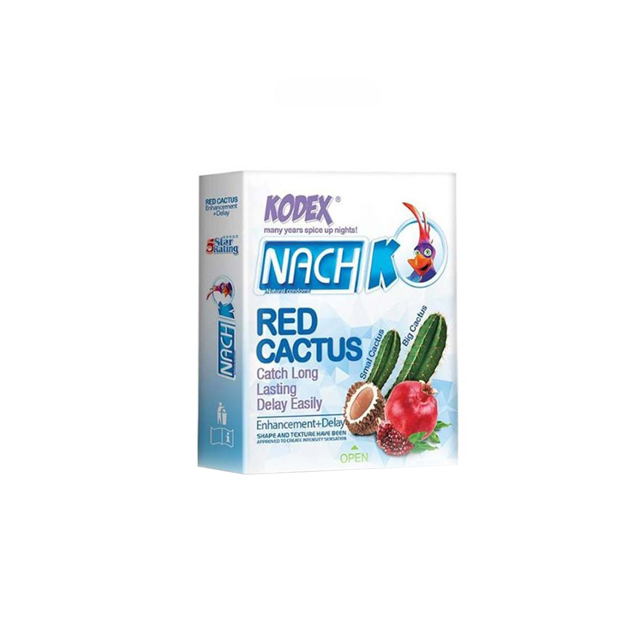 کاندوم ناچ کدکس مدل Red cactus بسته 3 عددی