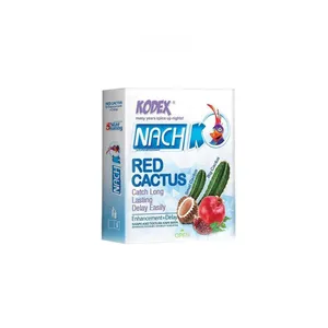 کاندوم ناچ کدکس مدل Red cactus بسته 3 عددی