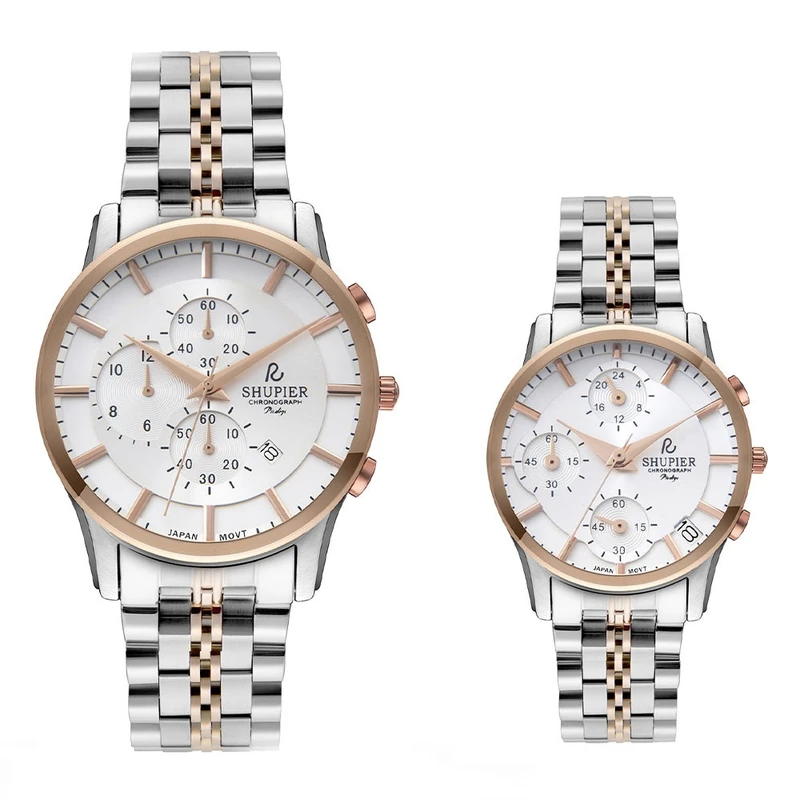 ست ساعت مچی عقربه ای زنانه و مردانه شوپیر مدل GL176A009