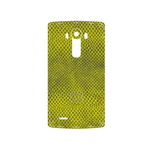 MAHOOT Yellow Snake Skin Cover Sticker for LG G4