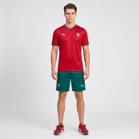 ست تی&zwnj;شرت آستین کوتاه و شلوارک ورزشی مردانه مدل پرتغال Home WC 2026