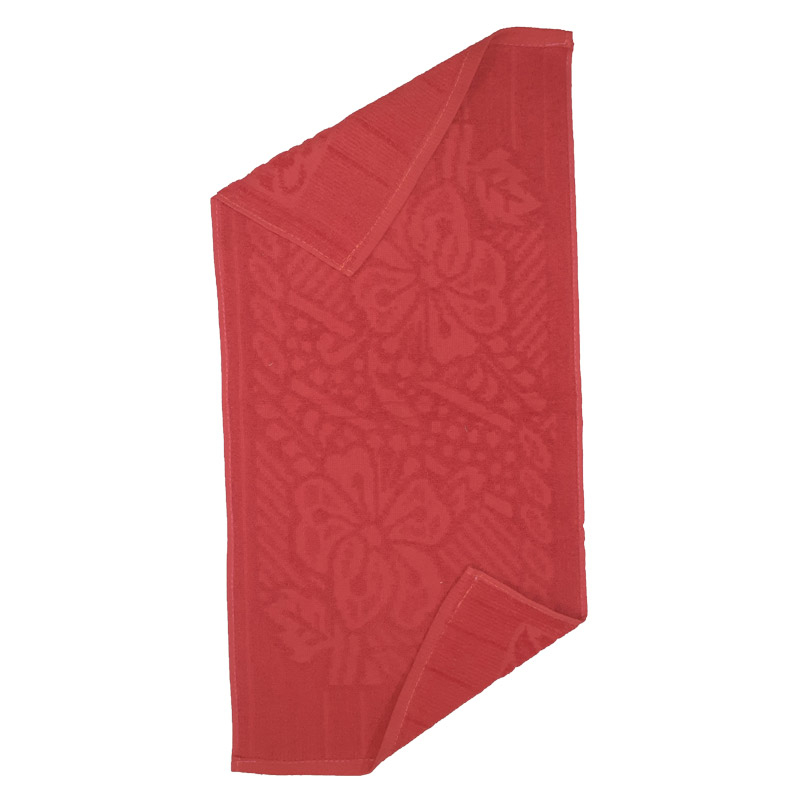 حوله دستی طرح گل کد ۹۰ سایز 70×32 سانتیمتر