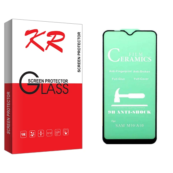 محافظ صفحه نمایش سرامیکی کی آر مدل +HD مناسب برای گوشی موبایل سامسونگ Galaxy A10