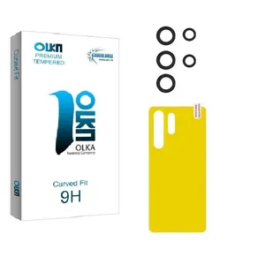 محافظ لنز دوربین کولینگ مدل Olka مناسب برای گوشی موبایل سامسونگ Galaxy S23 Ultra به همراه محافظ پشت گوشی