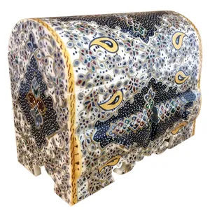  جعبه جواهرات استخوانی طرح تذهیب کد B 236