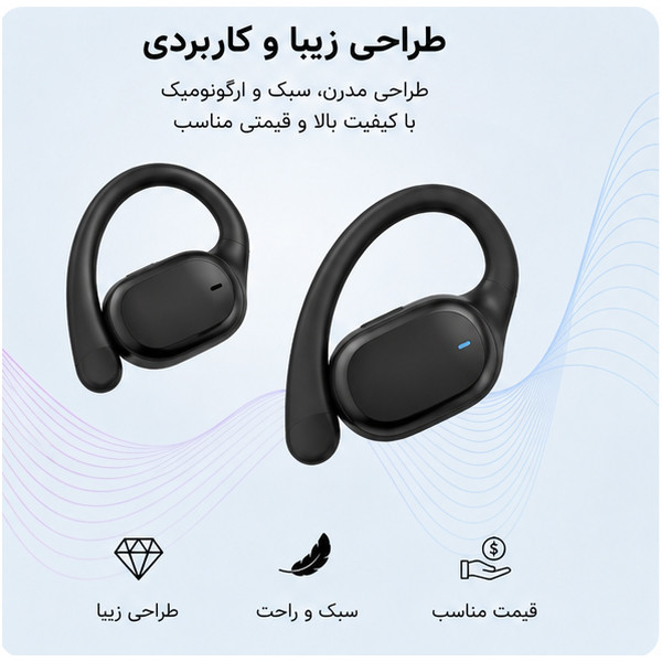 هدفون گیمینگ بلوتوثی مدل TWS
