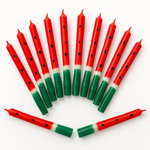 شمع قلمی مدل یلدا  بسته 12 عددی