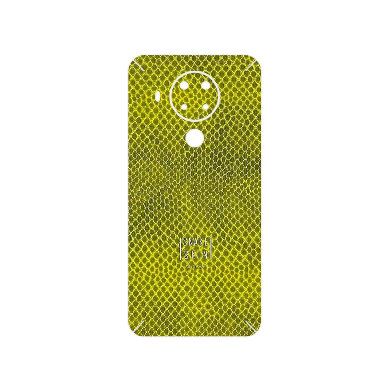 برچسب پوششی ماهوت مدل Yellow Snake Skin مناسب برای گوشی موبایل نوکیا 5.4