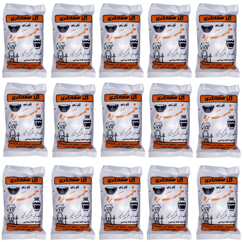 گل سفالگری مدل MS7 بسته 15 عددی