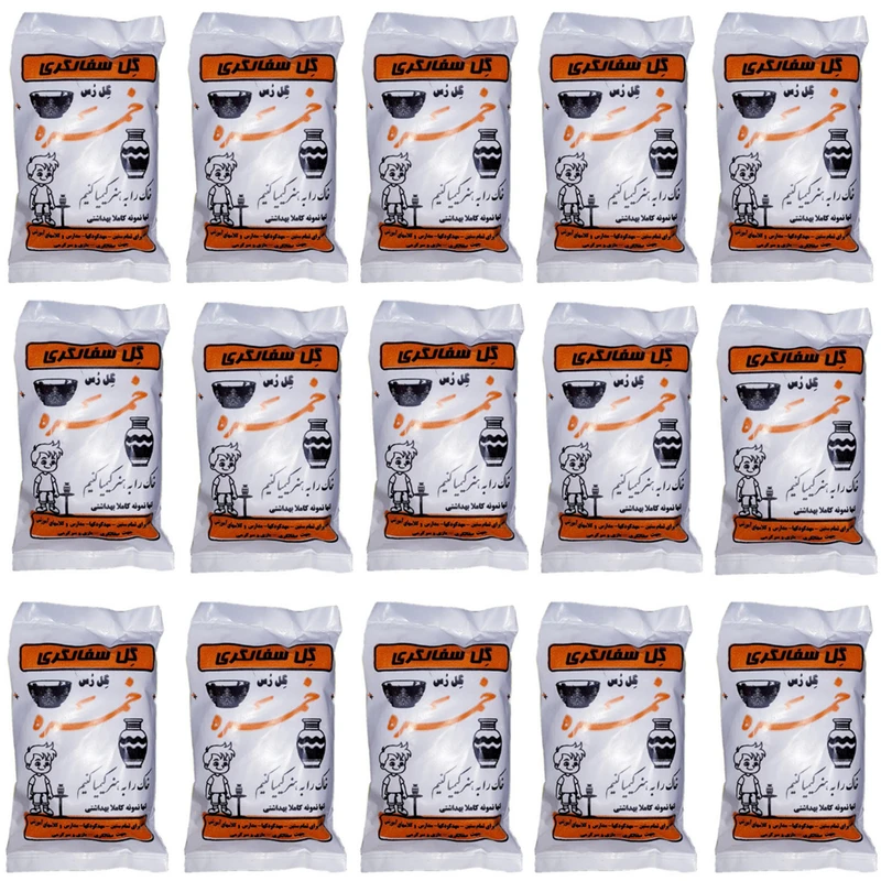 گل سفالگری مدل ALEX کد 251 مجموعه 15 عددی