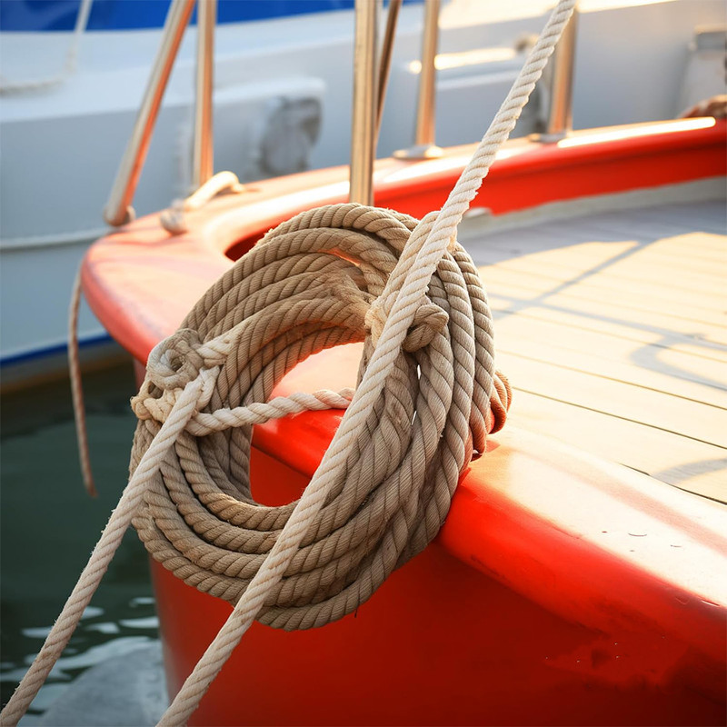 طناب بسته بندی مدل پنبه ای 18mm طول 7 متر