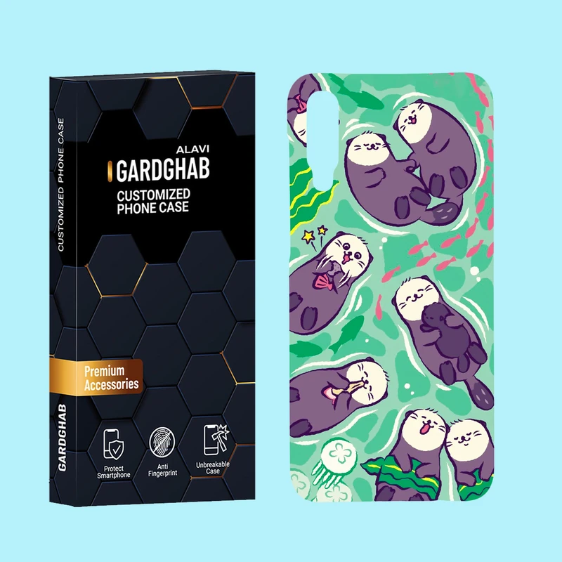 کاور گارد قاب علوی مدل حیوانات مناسب برای گوشی موبایل سامسونگ Galaxy A50 / A50s / A30s