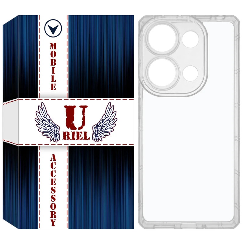 کاور یوریل مدل Clear مناسب برای گوشی موبایل شیائومی Redmi Note 14S / Note 13 Pro 4G / Poco M6 Pro 4G