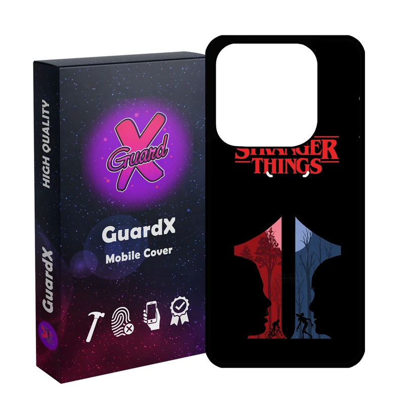 کاور گارد ایکس طرح Stranger Things مدل 10883 مناسب برای گوشی موبایل شیائومی Redmi Note 14 4G