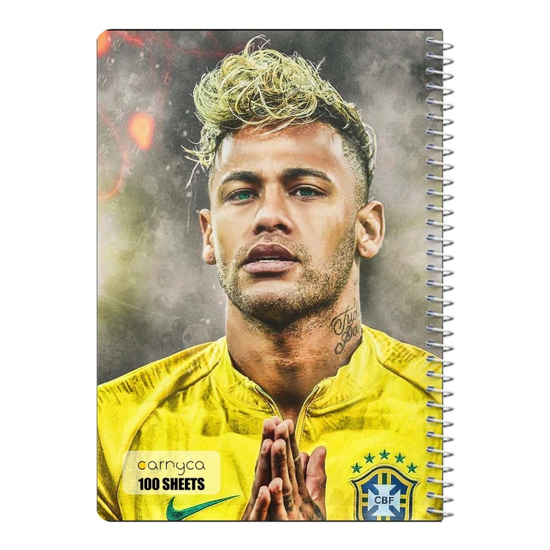دفتر مشق 100 برگ سیمی کارنیکا طرح نیمار Neymar کد 74310
