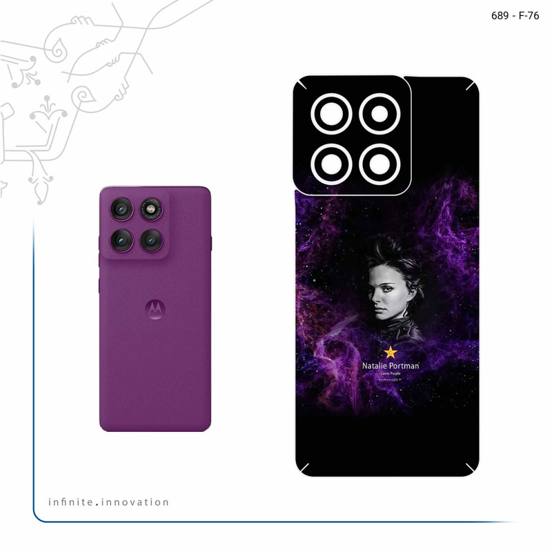 برچسب پوششی ماهوت مدل Natalie Portman مناسب برای گوشی موبایل موتورولا Edge 60 Pro