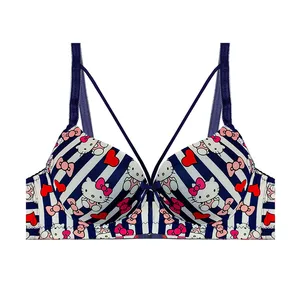 سوتین اسفنجی زنانه طرح کیتی کد 22224