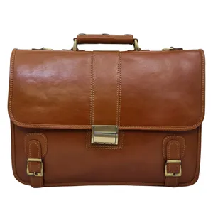 کیف اداری مردانه مدل آراد چرم طبیعی کد 8420