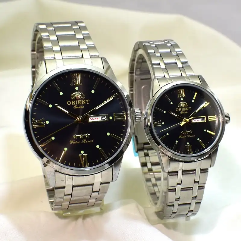 ست ساعت مچی عقربه ای زنانه و مردانه مدل ABOB-60117