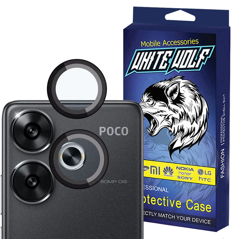 محافظ لنز دوربین وایت ولف مدل W-Ring مناسب برای گوشی موبایل شیائومی Poco F6 