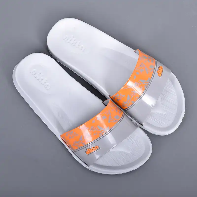 دمپایی زنانه نیکتا مدل پرنده و شاخه کد GRY.2172