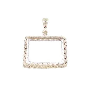 آویز گردنبند نقره زنانه پارلا گوهر کد 3226