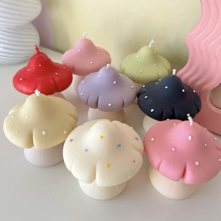 قالب شمع مدل قارچ