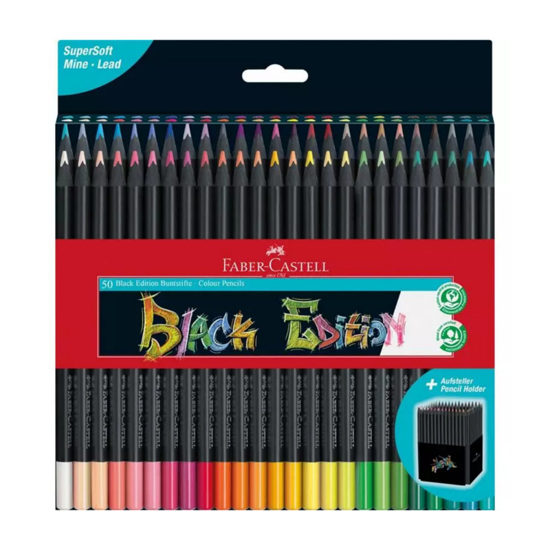 مداد رنگی 50 رنگ فابر کاستل مدل ادیشن