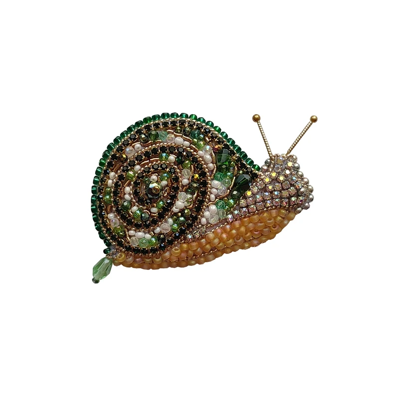 گل سینه زنانه مدل حلزون رویایی