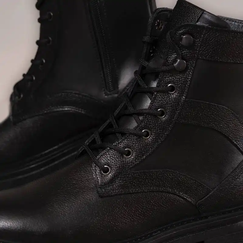 نیم بوت مردانه مدل چرم طبیعی A-A کد flo-tt890