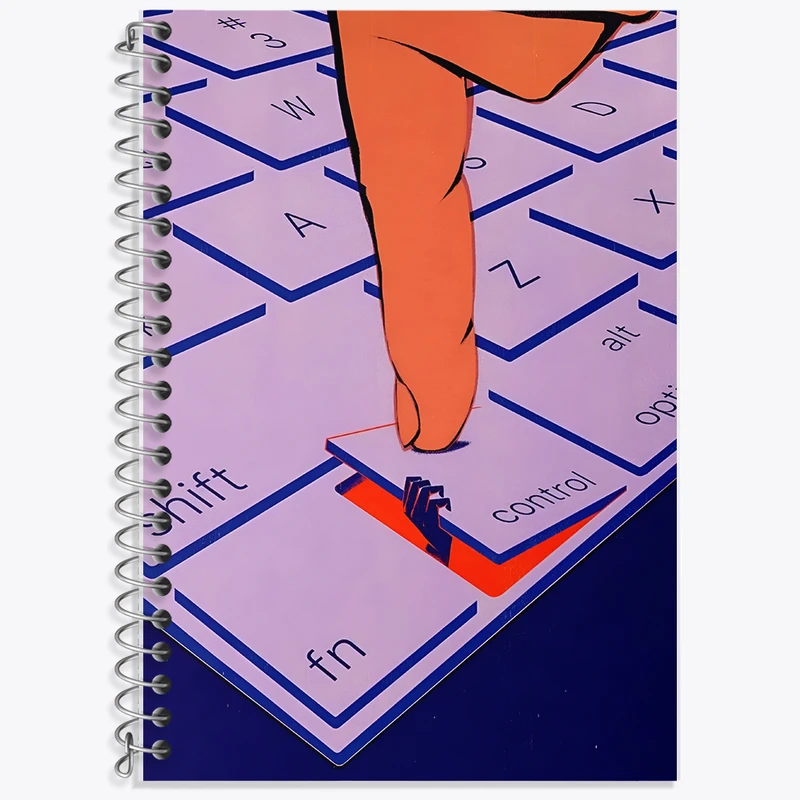 دفتر نت موسیقی 50 برگ خندالو طرح کنترل (Control) کد F6090