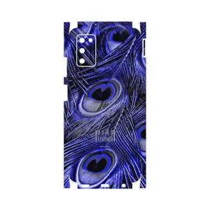 MAHOOT Purple Feather-FullSkin Cover Sticker for Samsung Galaxy A03S