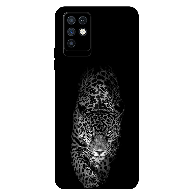 کاور مگافون طرح پلنگ مدل 1879 مناسب برای گوشی موبایل اینفینیکس Note 10