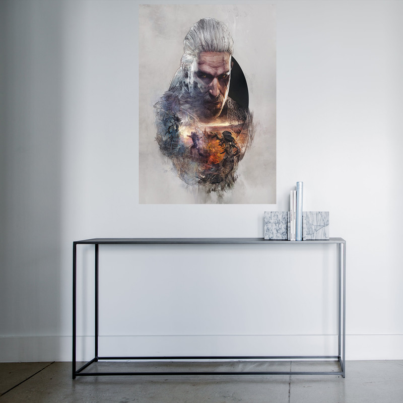 تابلو شاسی مدل گیمینگ ویچر the witcher کد 1242 تابلو شاسی مدل گیمینگ ویچر the witcher کد 1242