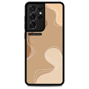 AKAM AMC-WSGS21U-CREAMY-12 Cover For Samsung Galaxy S21 Ultra