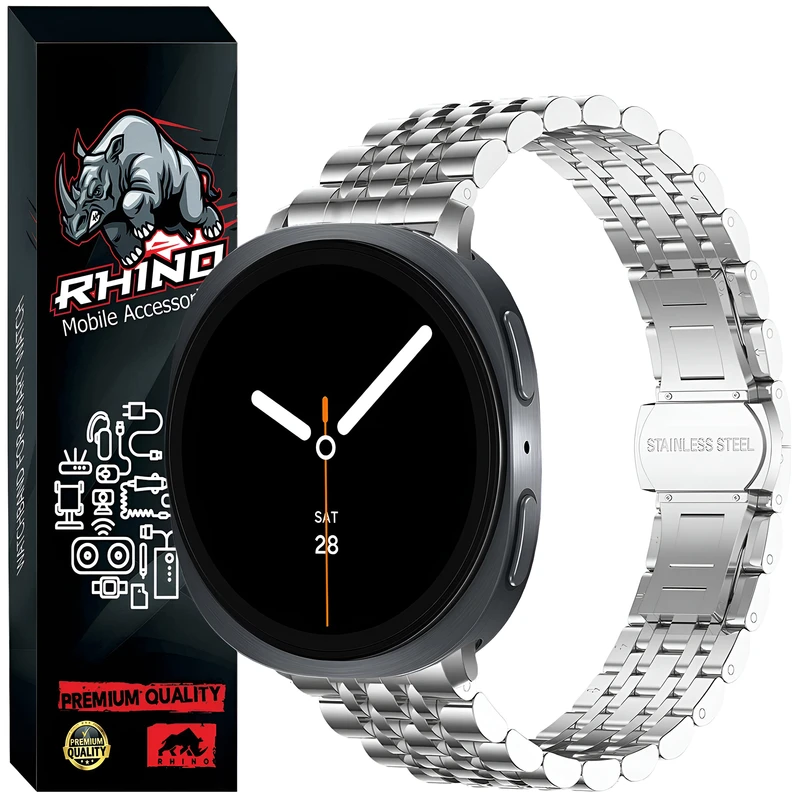 بند راینو مدل 7Bead-W8 مناسب برای ساعت هوشمند سامسونگ Galaxy Watch 8 40mm / 44mm