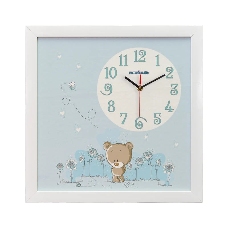 ساعت دیواری کودک مامز کیوتی مدل خرس و زنبور S-12