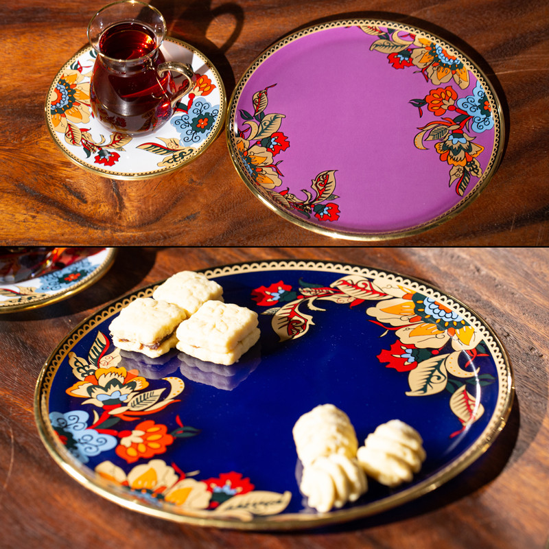 سرویس قهوه خوری 12 پارچه گلور طرح گل مدل LORENA ASORTİ01 سرویس قهوه خوری 12 پارچه گلور طرح گل مدل LORENA ASORTİ01