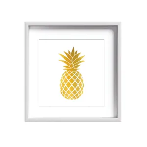 تابلو طلا کوب زرکات طرح آناناس مدل pineapple