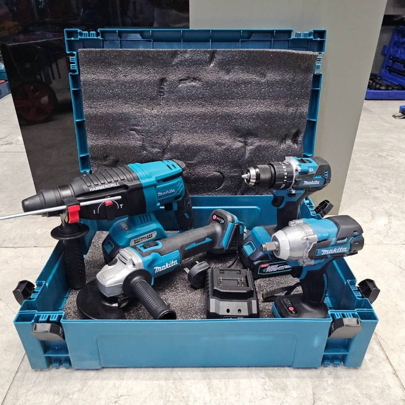 ابزار شارژی براشلس ماکیتا مدل kit4 مجموعه ۴ عددی