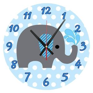 نقد و بررسی ساعت دیواری کودک مدل فیل کد W30027 توسط خریداران