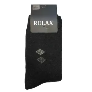 جوراب مردانه ریلکس مدل پشمی حوله‌ای 310 رنگ مشکی