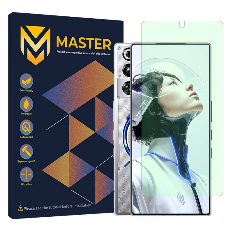 محافظ صفحه محافظ چشم مستر مدل هیدروژلی مناسب برای گوشی موبایل زد تی ای nubia RedMagic 11 Pro Plus