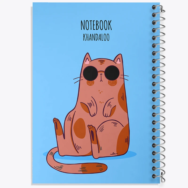 دفتر لیست خرید 50 برگ خندالو طرح گربه بامزه کد N1024